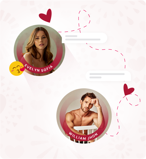 Illustration of online dating